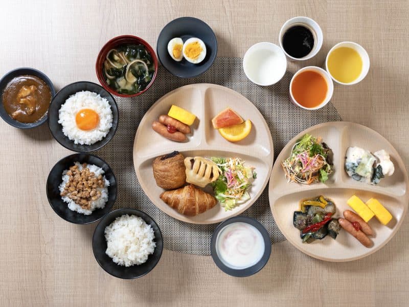 무료 조식 뷔페