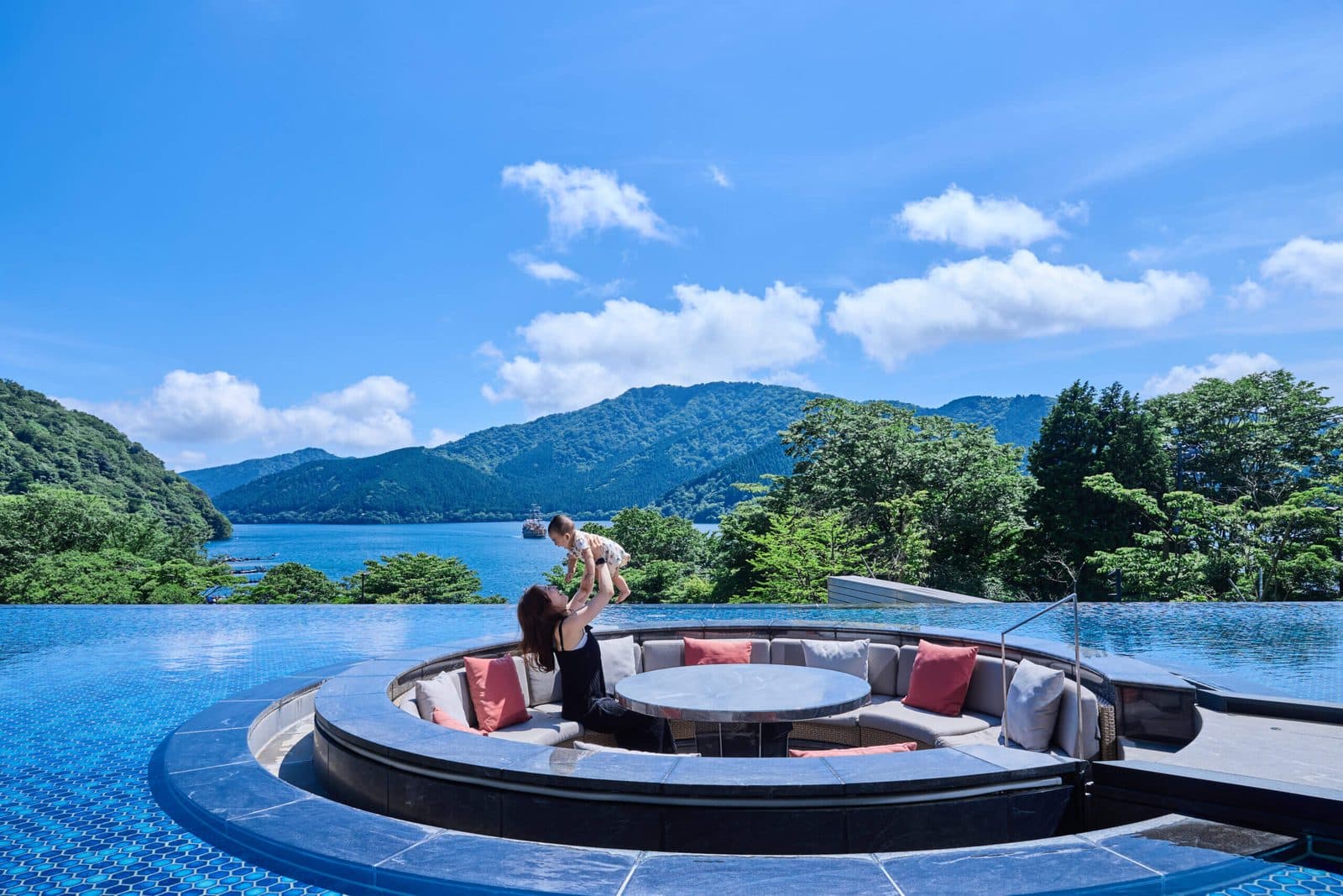 Water terrace & foot bath