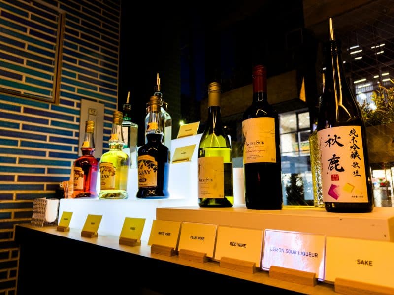 Free welcome bar