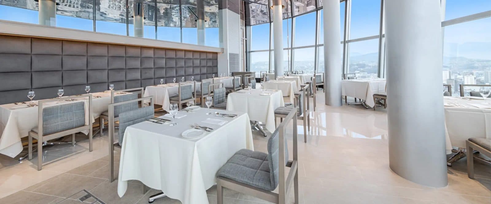 French dining on the 21st floor