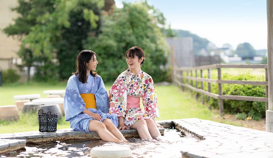 A Lakeside Lawn and Footbath