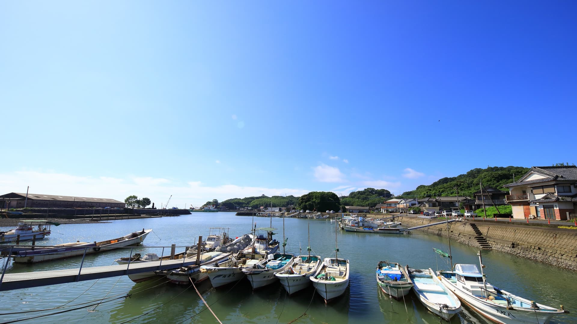 Sea Views Beside the Fishing Port