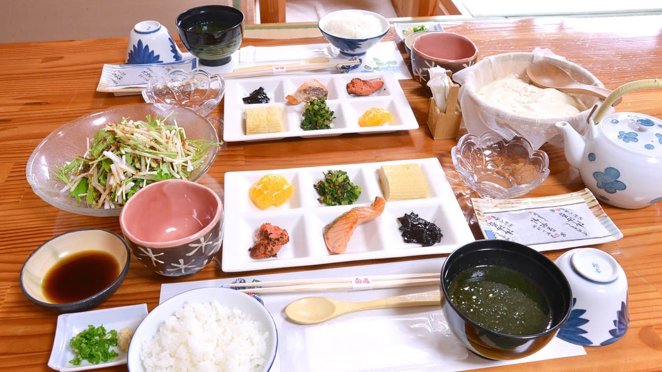 A hearty breakfast and welcome tea