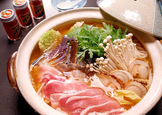 Local dishes made with kitchen-garden vegetables