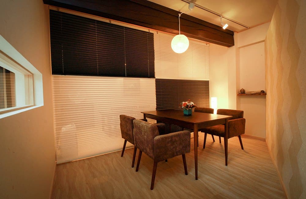 A Semi-Private Dining Space