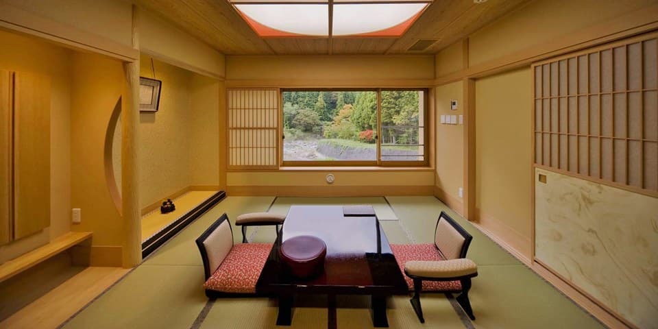 Japanese-Style Rooms Facing the Stream