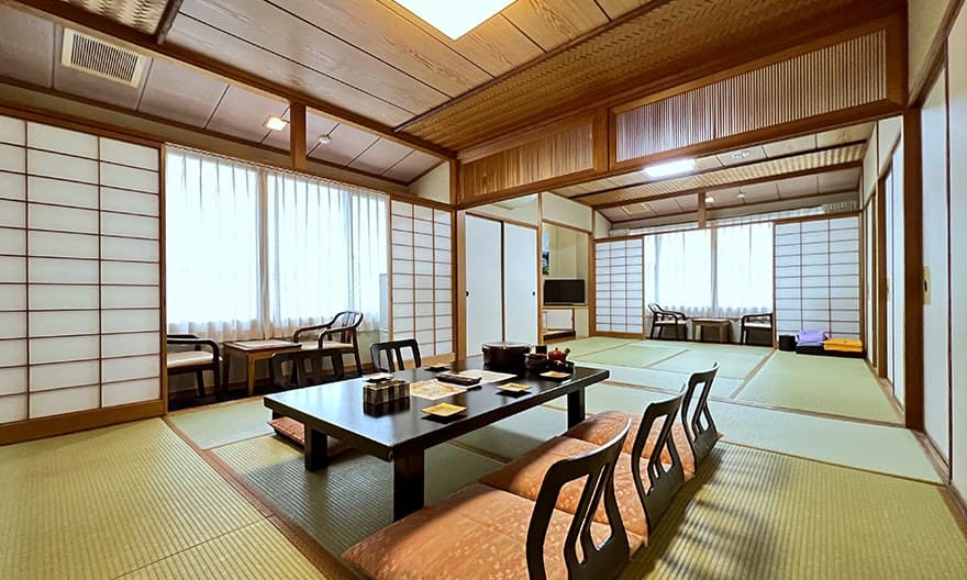 Spacious Tatami Rooms