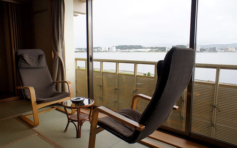 A Range of Rooms Facing the Lake