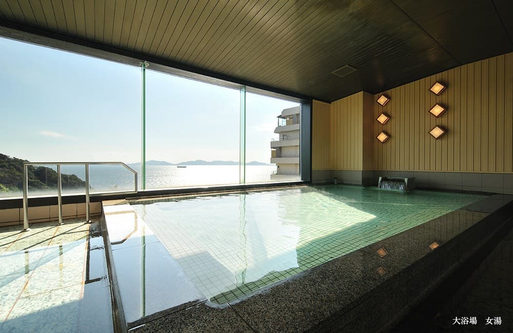 A Communal Bath Embraced by the Sea