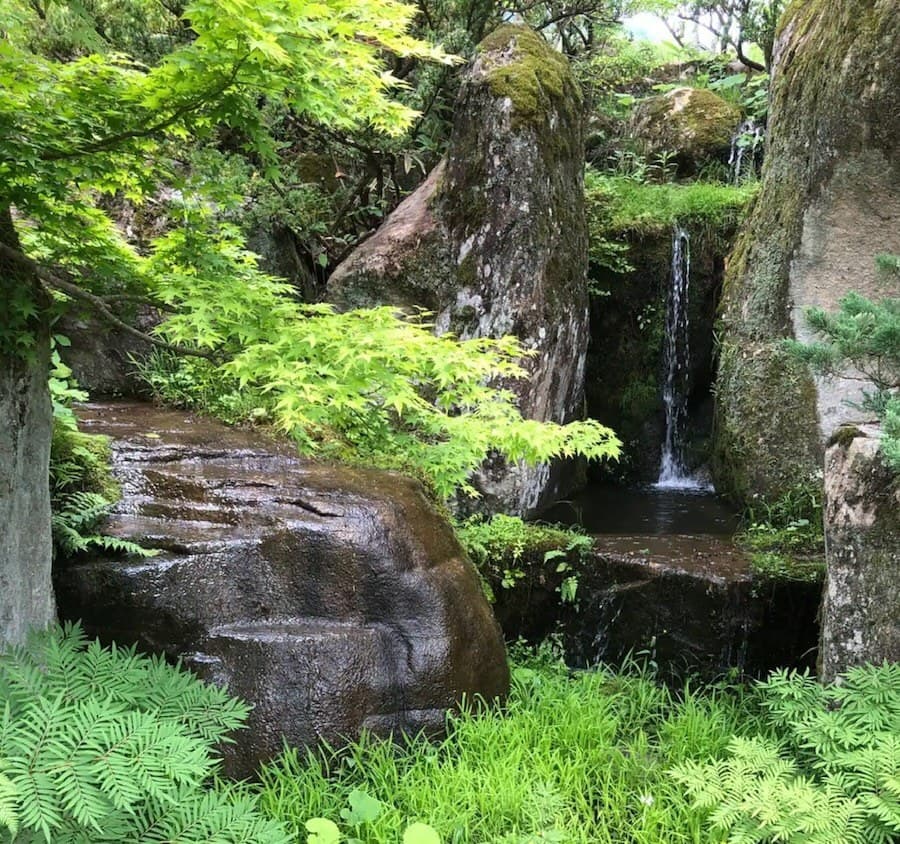 An 1,800㎡ Japanese Garden