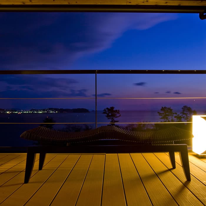 A Terrace Above the Sea