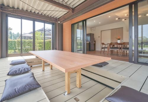Villa Living Room and Terrace