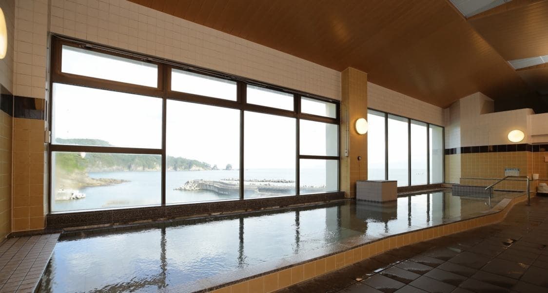 Sea Views After Dark, and a Sauna