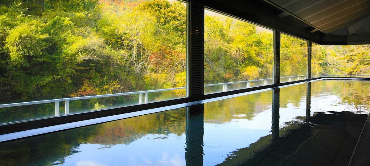 Two Grand Baths, Stone and Hinoki