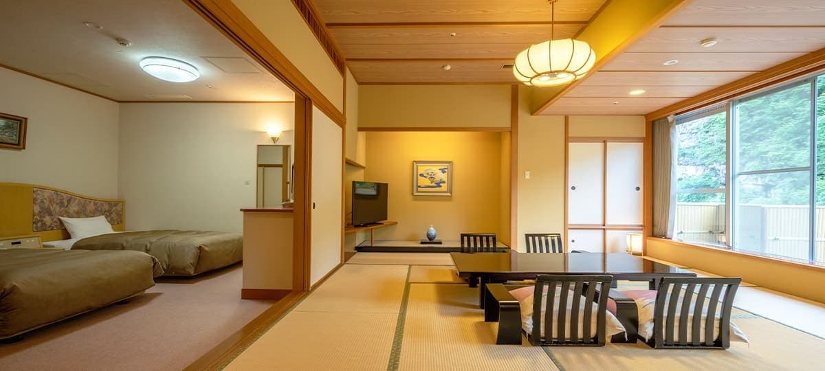 Varied Rooms in Ryounkaku and Ziunkaku