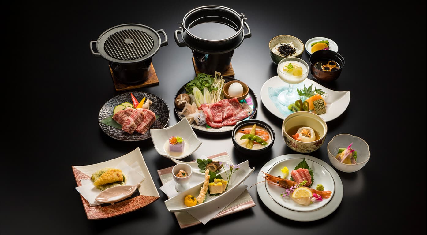 Original Kaiseki Built on Koshu Ingredients