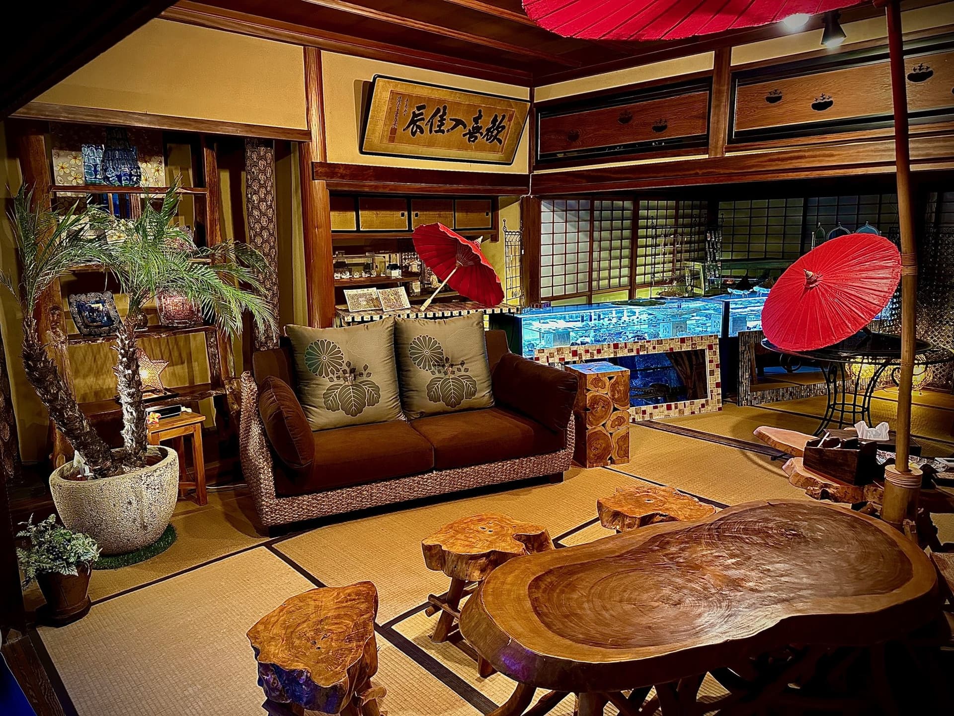 An Exotic Lounge Space