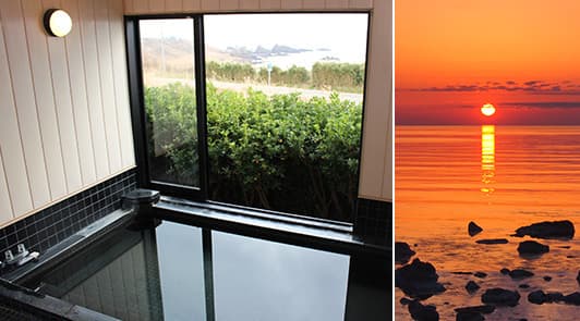 A Grand Bath with an Ocean View