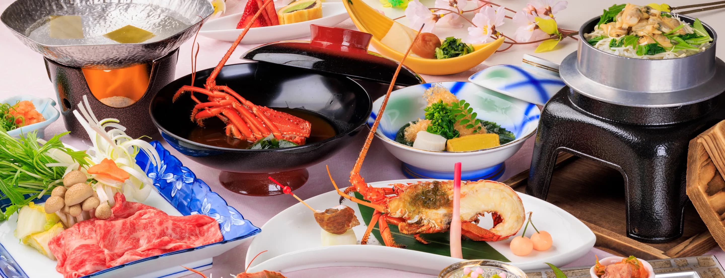 제철 식재로 차린 코스