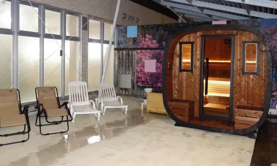 One of the Area's Largest Saunas
