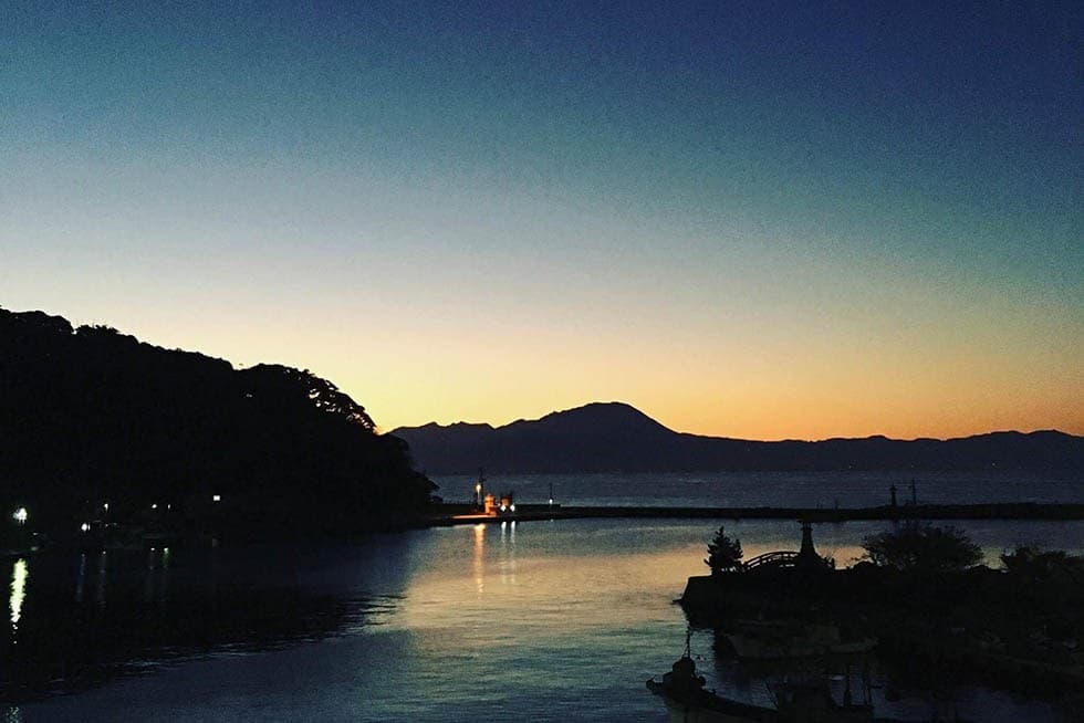 The scenery and rhythm of a fishing village