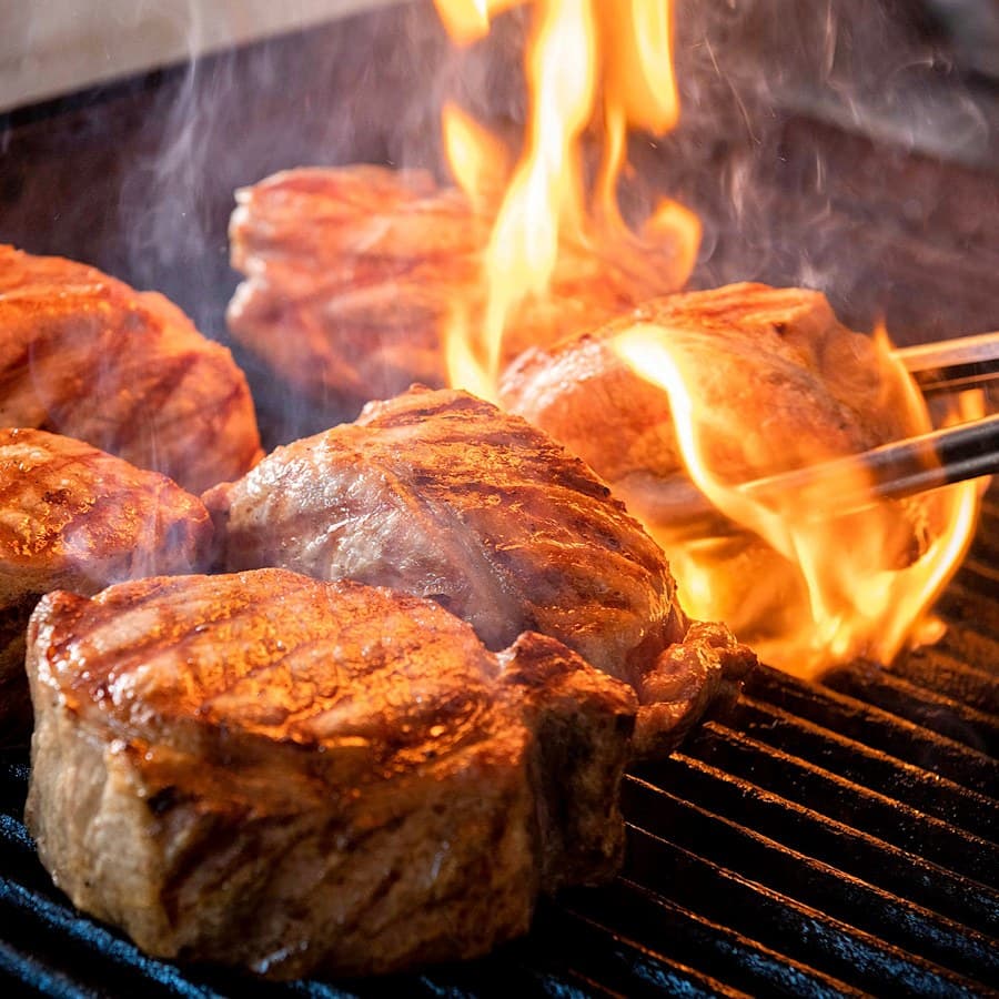 A Single Cut, Seared on the Grill