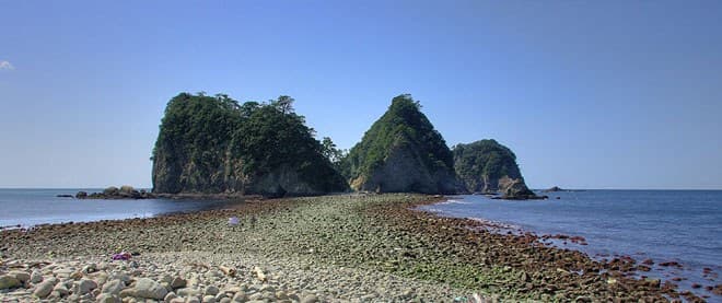 산시로지마 절경과 접근성