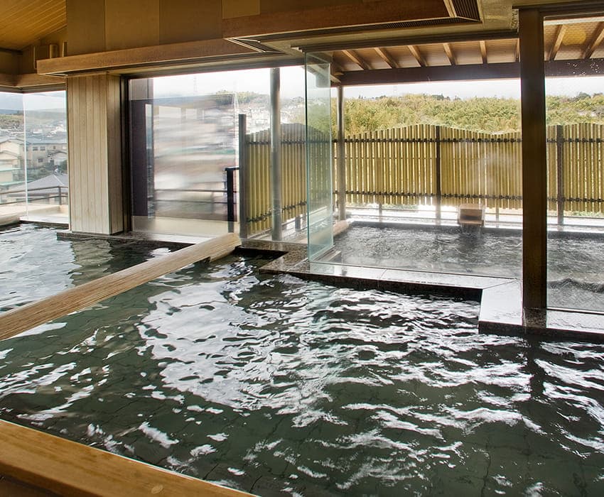 A Private Open-Air Bath for Two