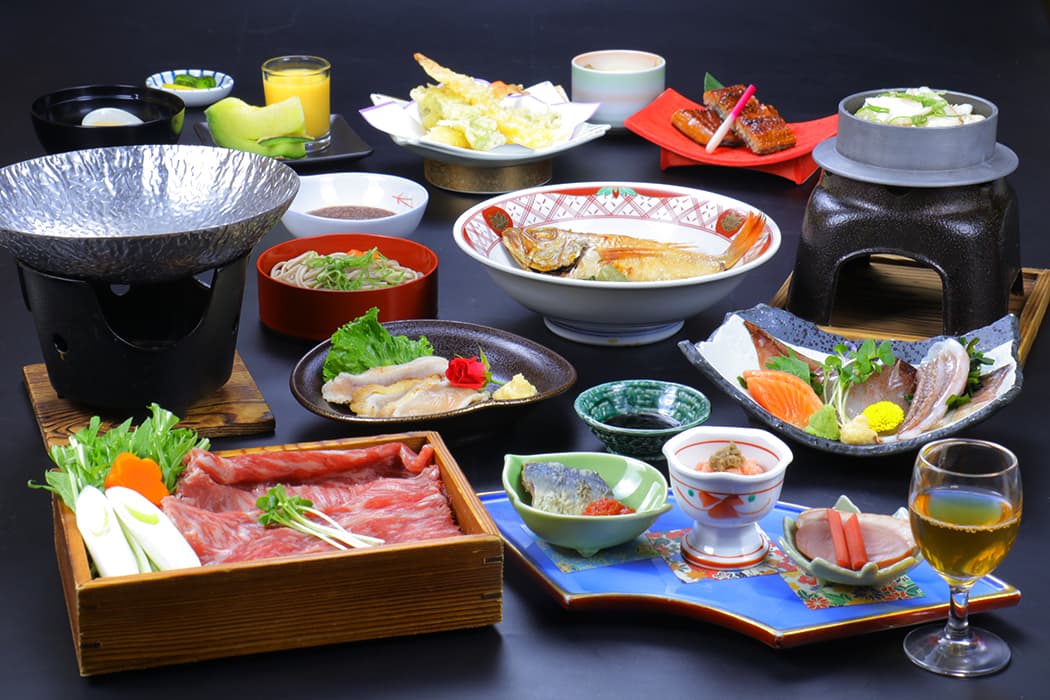 Black wagyu kaiseki