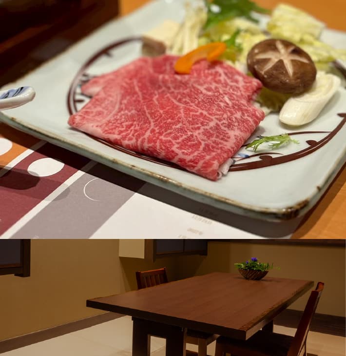 Kaiseki served in your room