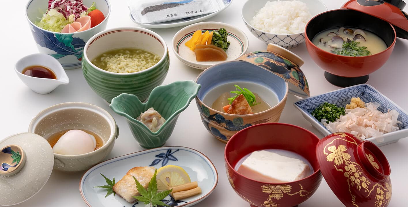 Breakfast with Ureshino's melting yudofu