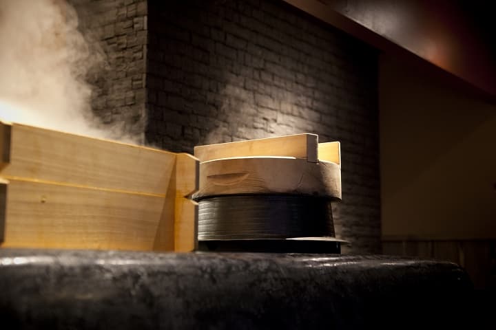 Bathing Beside an Irori Hearth