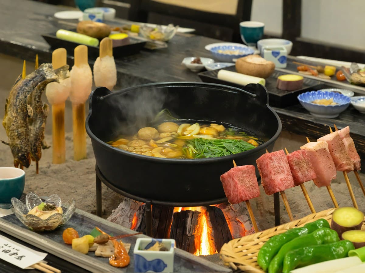 Robata Cooking Around the Hearth