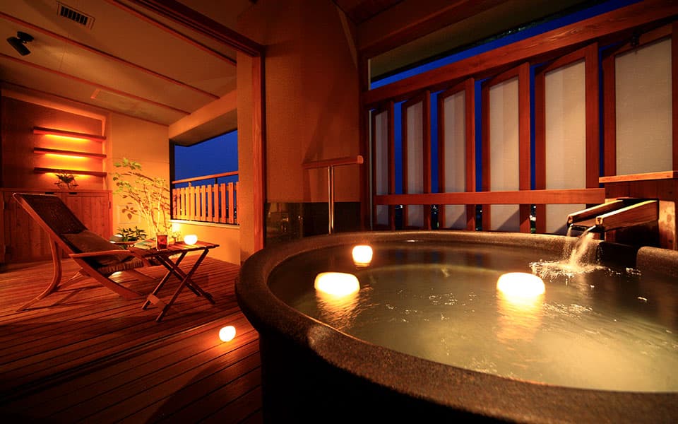 Rooms with Private Open-Air Baths