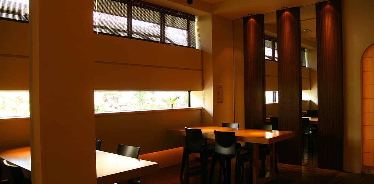 Lobby and garden
