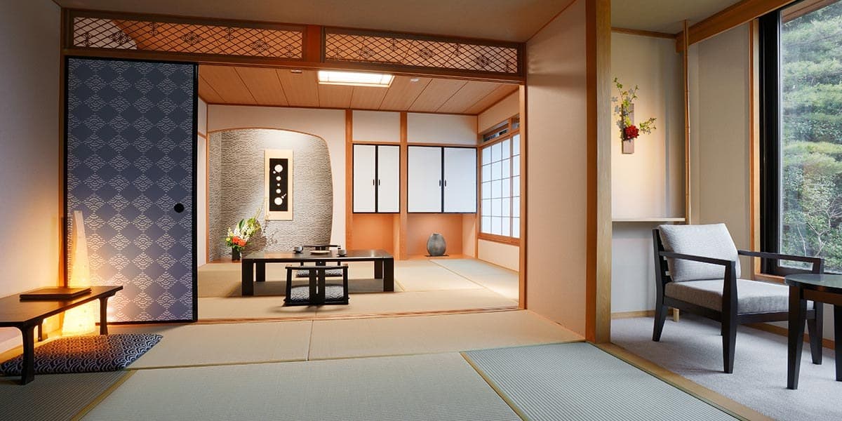 Japanese and modern rooms alike