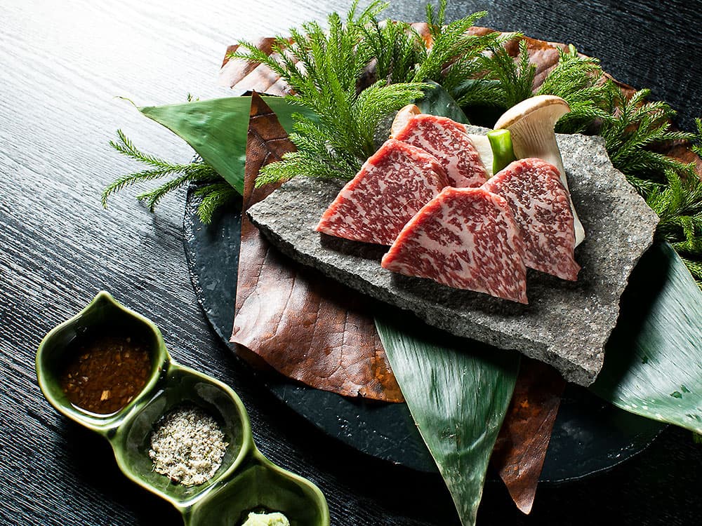 산골의 계절을 담은 식사