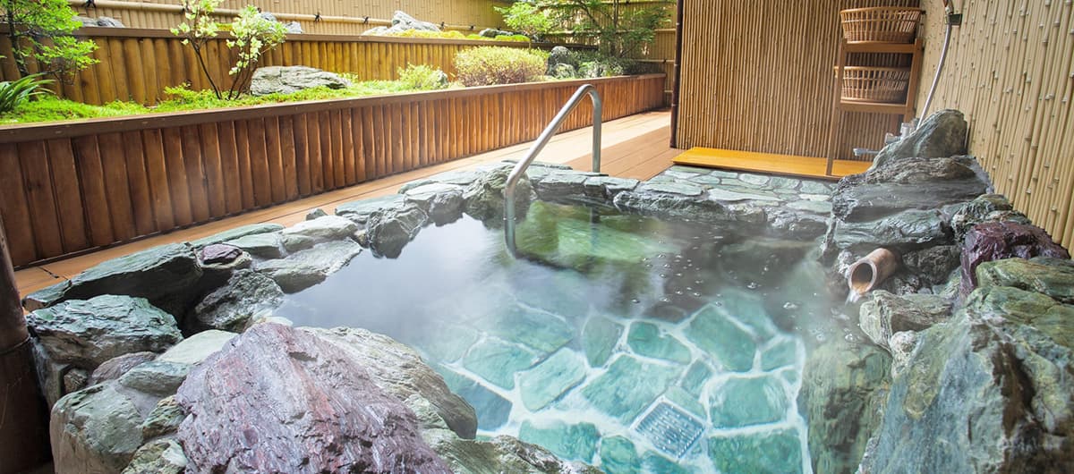 Tenjin, a Room with Its Own Open-Air Bath