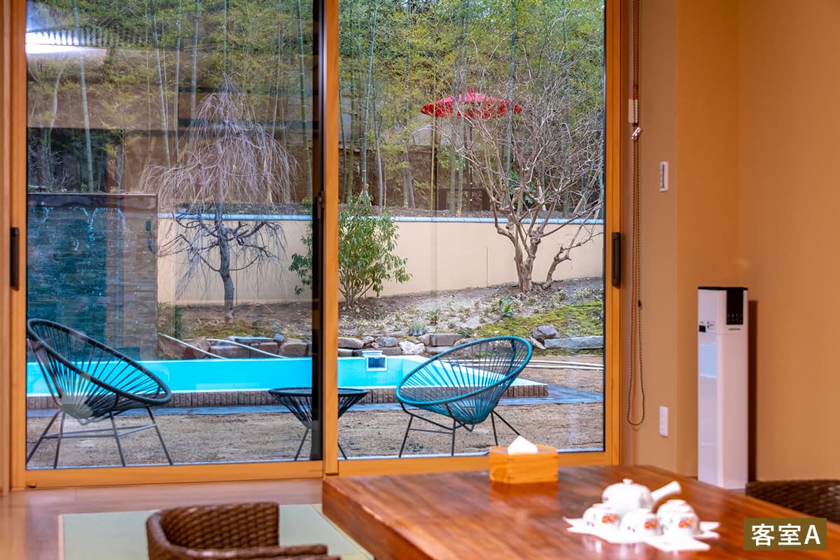 Hinoki Semi-Open-Air Bath & Steam Sauna