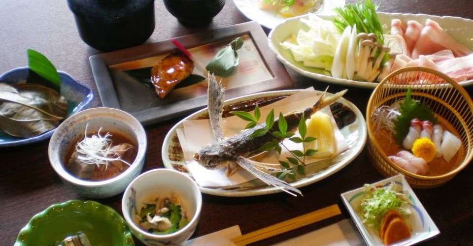 屋久島의 자연을 담은 식사