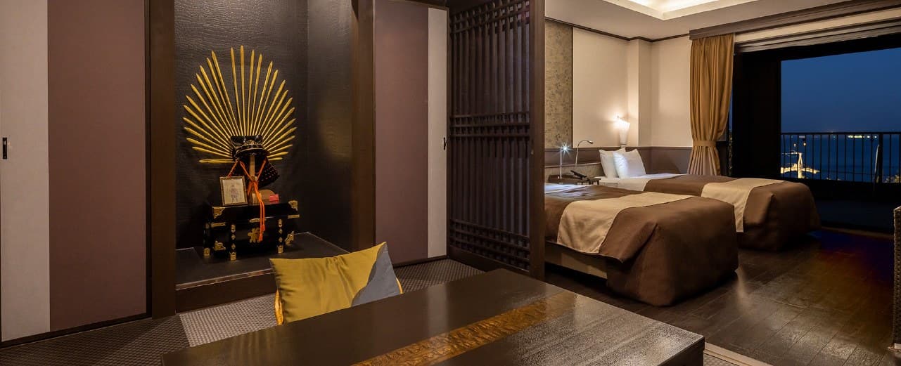 New Wing Furari, Rooms with Open-Air Baths