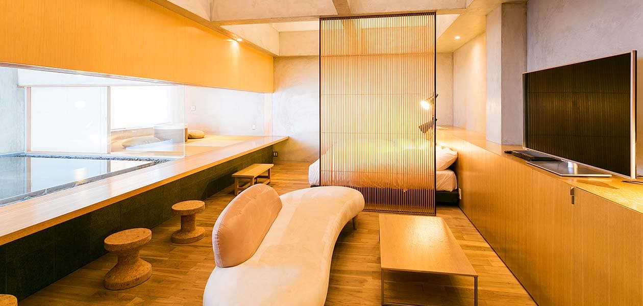 Rooms with Their Own Hot Springs