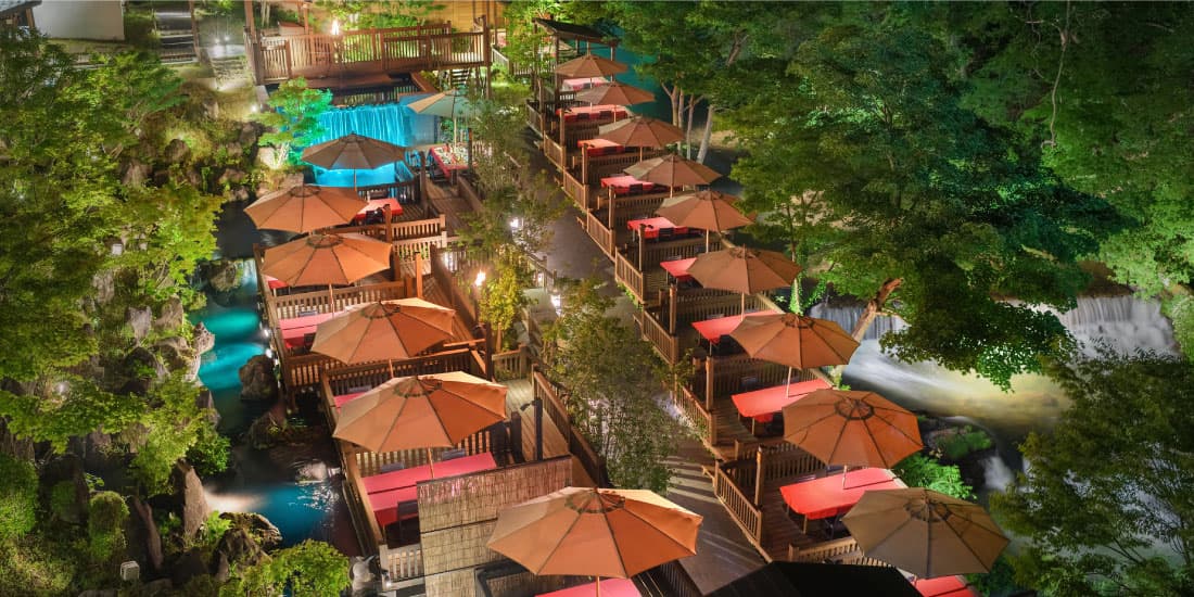 Seasonal Riverside Dining, Kawadoko