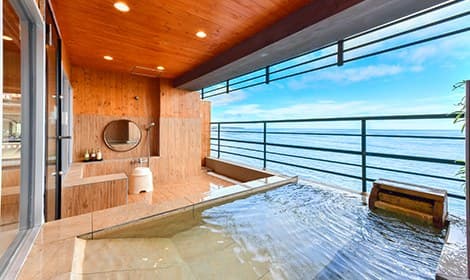 Rooms with Private Open-Air Baths