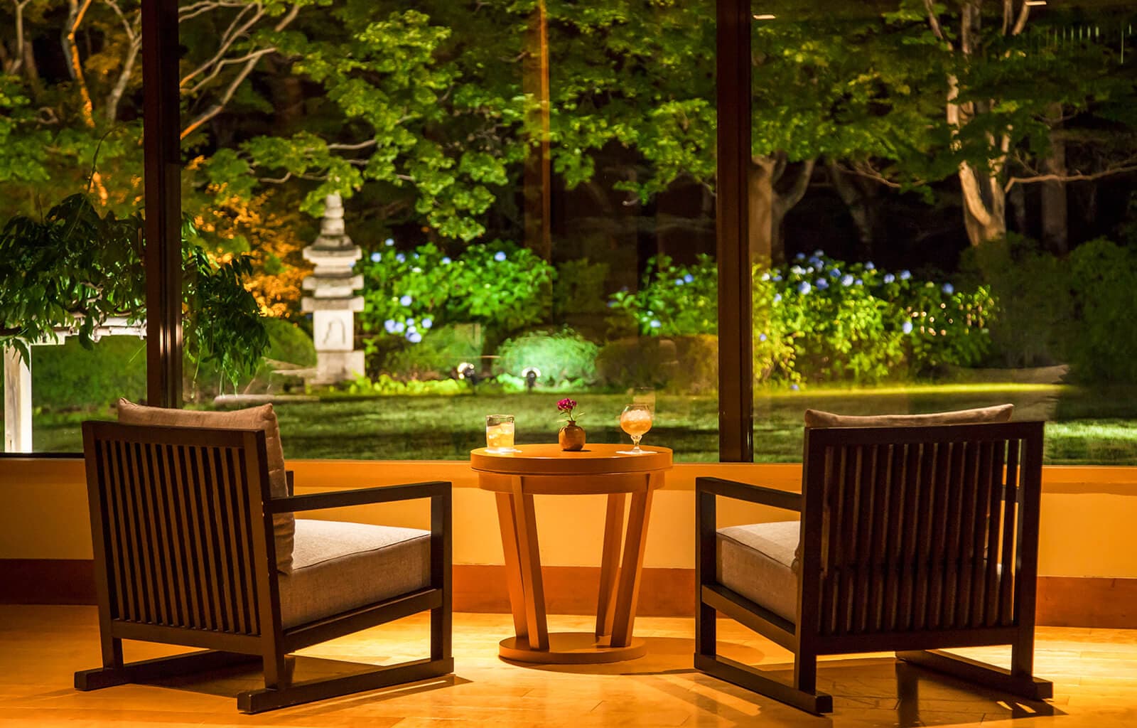 A Lounge Facing the Garden