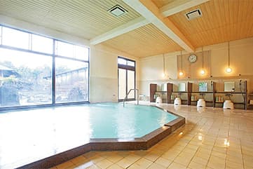 A Bright Indoor Communal Bath
