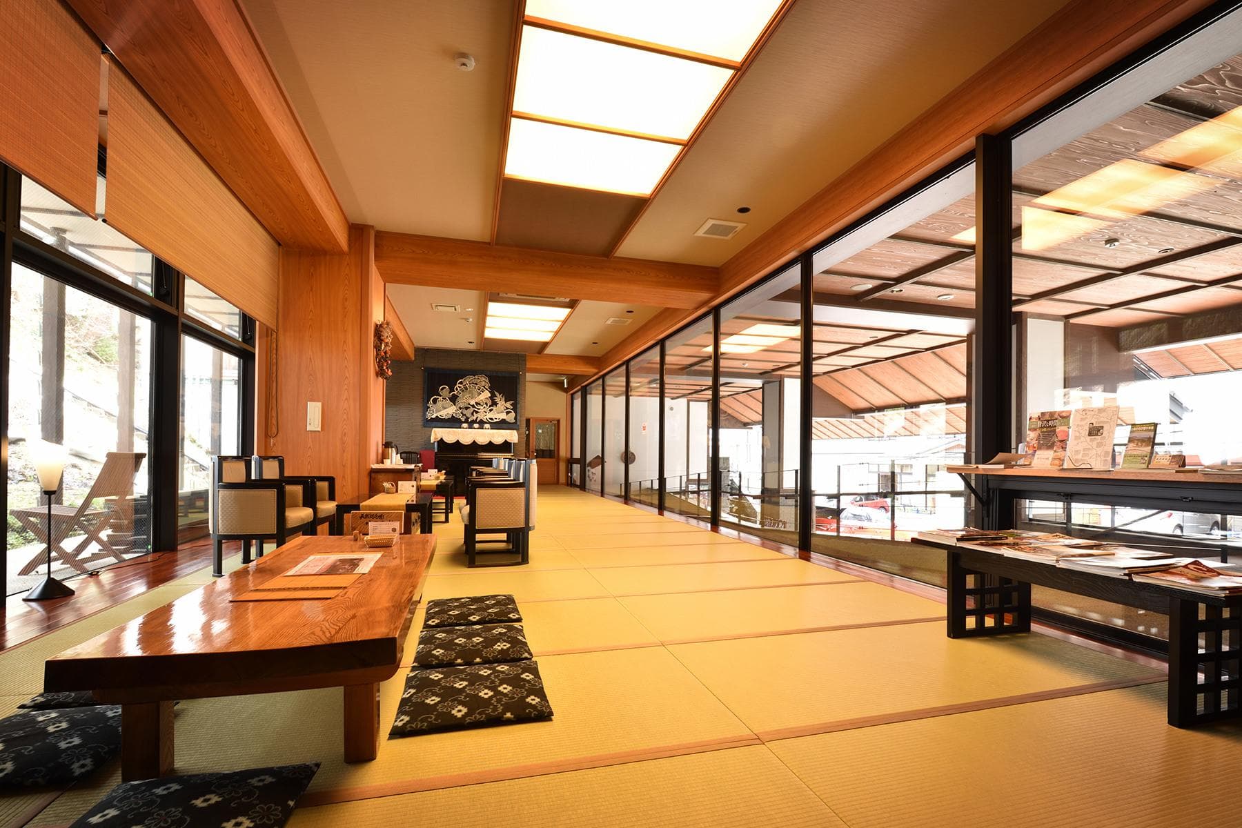 Tatami-Lined Corridors Throughout