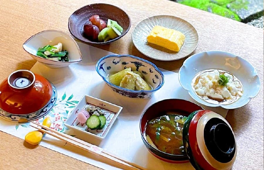 교토의 아침 밥상