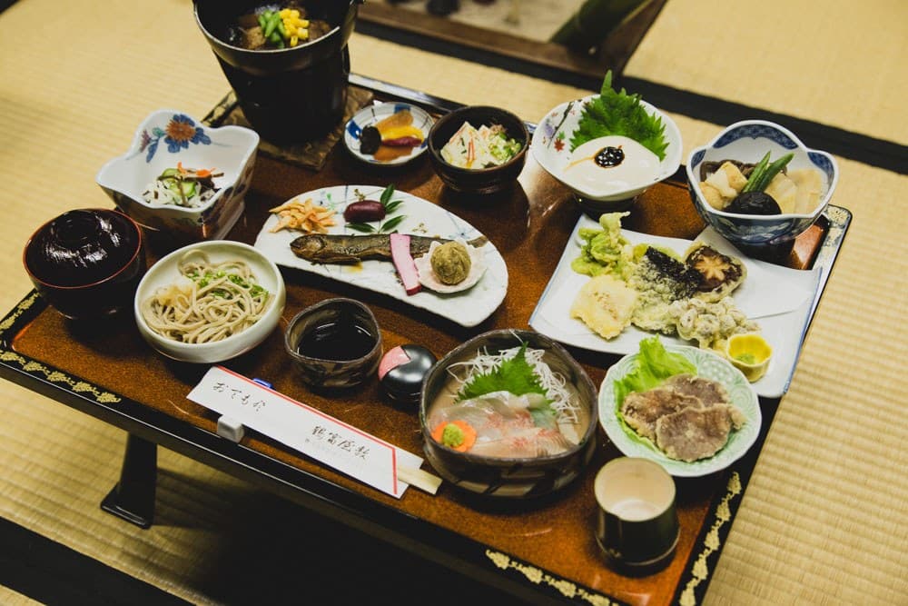 A Kaiseki Course of Mountain Village Cooking
