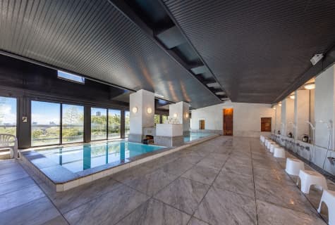 A Bathhouse with Fine Views